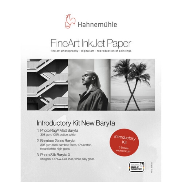 Hahnemühle Intro Kit New Baryta Papers Sampler 8.5"x11" 6 Sheets