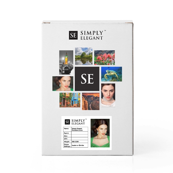 Simply Elegant Premium Luster Photo Paper 265gsm 11"x17" - 50 Sheets
