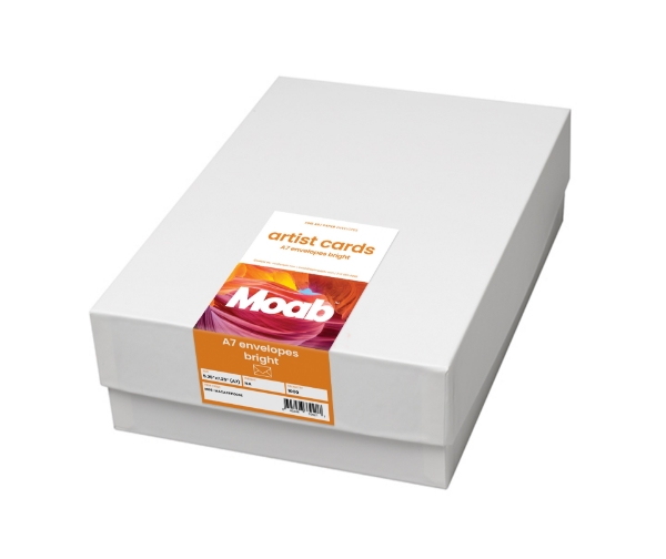 Moab Bright Artist Cards 5.25" x 7.25" A7 (1000 envelopes)