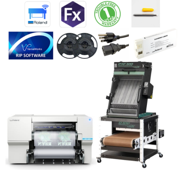 Roland VersaSTUDIO BY-20 20" Desktop Direct to Film (DTF) Printer with Shaker/Oven Combo