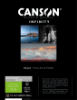 Canson Infinity Somerset Enhanced Velvet White 225gsm Matte 8.5"x11" - 25 Sheets