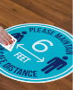 Nekoosa 3.2mil Gloss Calendered Flexible Vinyl Overlaminate with Permanent Adhesive 54"x150' Roll