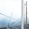 Nekoosa 4mil Glass Finishes™ - Frost - Clear Embossed Vinyl Window Film with Clear Permanent Solvent Acrylic Adhesive and PET Liner 60"x100' Roll