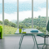 Nekoosa 4mil Glass Finishes™ - Frost - Clear Embossed Vinyl Window Film with Clear Permanent Solvent Acrylic Adhesive and PET Liner 60"x100' Roll