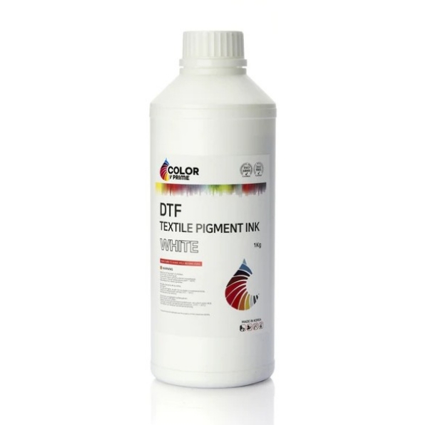 Color Prime DTF Textile Pigment Ink - White (1kg)