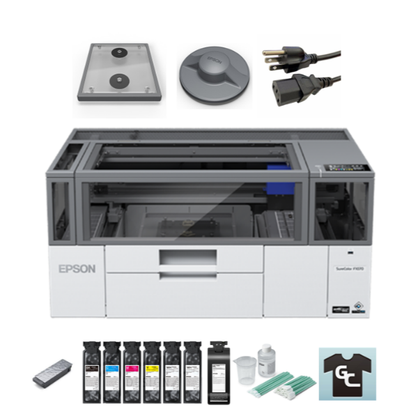 EPSON SureColor F1070 Standard Edition DTG & DTF Hybrid Printer - front	