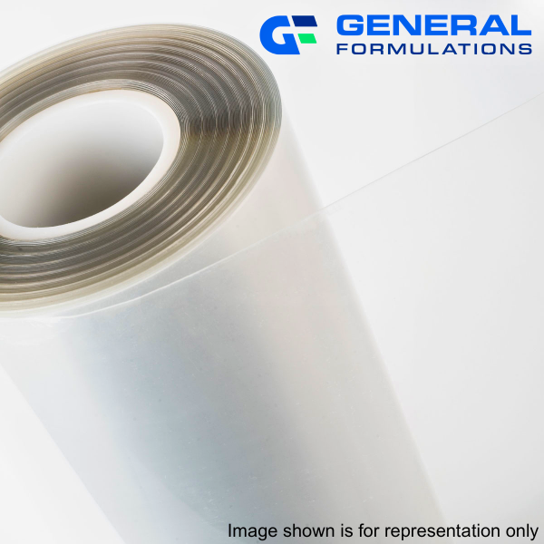 GF 101 3.0 mil Lustre Clear PVC Laminate with Clear Permanent Adhesive 51" x 150' Roll