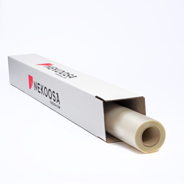 Nekoosa 3.2mil NextBond® Luster Overlaminate Vinyl with Permanent Adhesive 54"x150' Roll