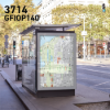 Sihl 3714 GFIOP140 6 mil Satin Poster Paper 54"x500' Roll 3" Core