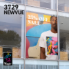 Sihl 3729 NewVue 60/40 13.5 mil Satin Window Vinyl 54"x40' Roll 3" Core