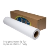 Que Media Monarch Everyday Matte Polypropylene Blockout Film with Grey Back Removable Low-Tack Adhesive 24"x100' Roll 3" Core