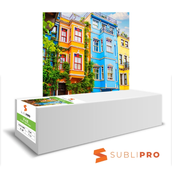 SubliPRO Vivid Hi-Res Transfer Paper 24"x100' Roll 2" Core (2-Pack)