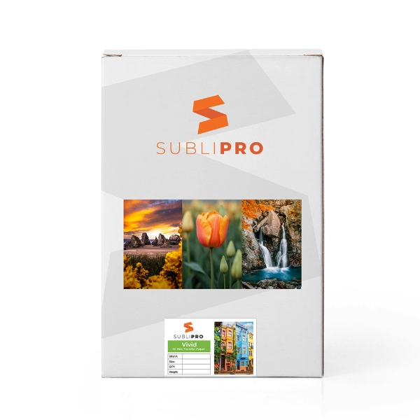 SubliPRO Vivid Hi-Res Transfer Paper 17"x22" - 100 Sheet Pack
