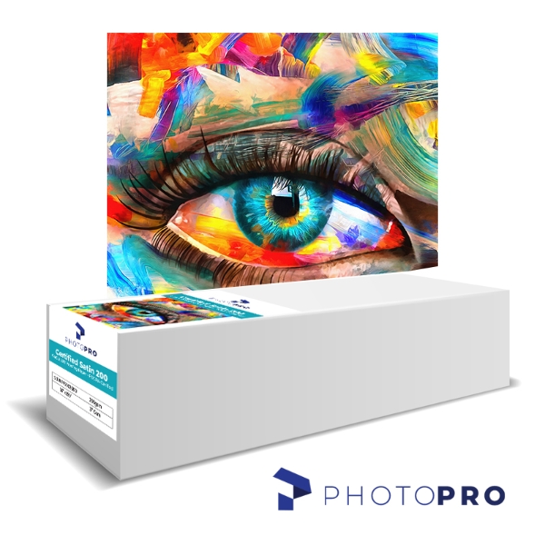 PhotoPRO Certified Satin 200 GraCol 2013 Proofing Paper - FOGRA Certified 36"x150' Roll