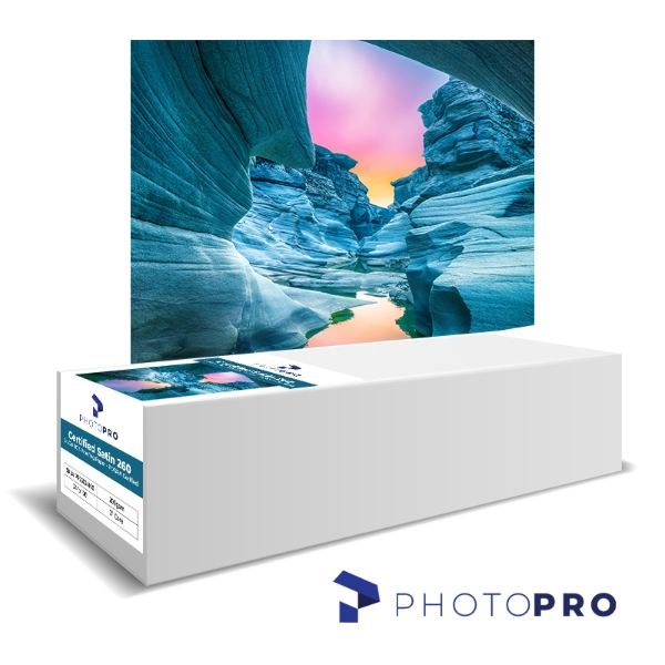 PhotoPRO Certified Satin 260 GraCol 2013 Proofing Paper - FOGRA Certified 14"x100' Roll