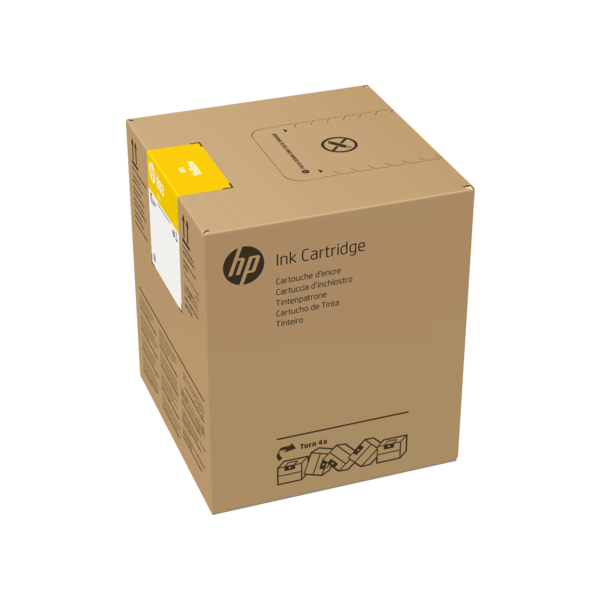 HP 893 10L Yellow Latex Ink Cartridge for HP Latex 2700 Series, FS60, FS60 W, FS70 W