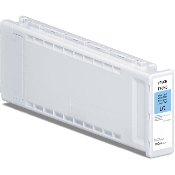 Epson UltraChrome PRO10 56N 700ml Light Cyan Ink Cartridge for SureColor P7370, P9370 - T56N520