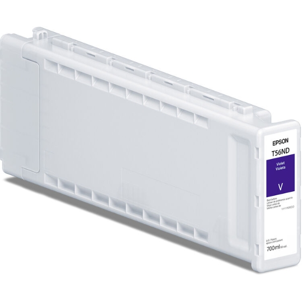 Epson UltraChrome PRO10 56N 700ml Violet Ink Cartridge for SureColor P7370, P9370 - T56ND20