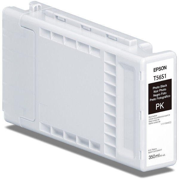 Epson UltraChrome PRO10 56S 350ml Photo Black Ink Cartridge for SureColor P7370, P9370 - T56S120