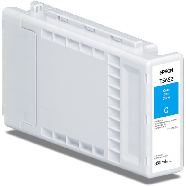 Epson UltraChrome PRO10 56S 350ml Cyan Ink Cartridge for SureColor P7370, P9370 - T56S220