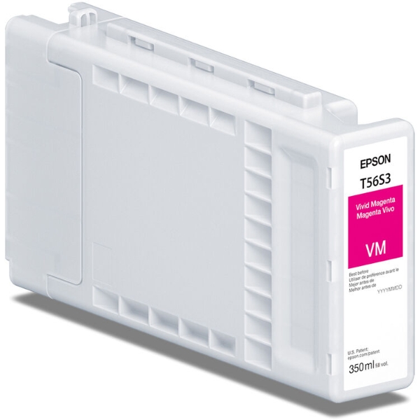 Epson UltraChrome PRO10 56S 350ml Vivid Magenta Ink Cartridge for SureColor P7370, P9370 - T56S320