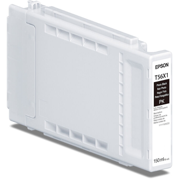 Epson UltraChrome PRO10 56X 150ml Photo Black Ink Cartridge for SureColor P7370, P9370 - T56X120
