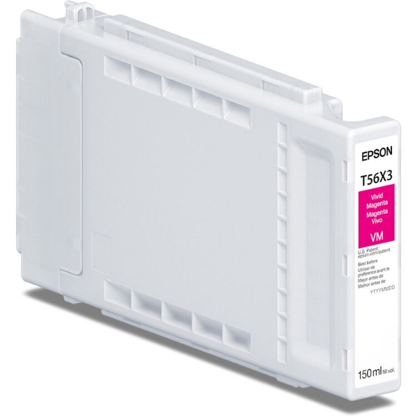 Epson UltraChrome PRO10 56X 150ml Vivid Magenta Ink Cartridge for SureColor P7370, P9370 - T56X320