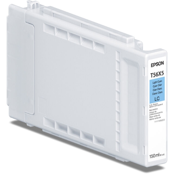 Epson UltraChrome PRO10 56X 150ml Light Cyan Ink Cartridge for SureColor P7370, P9370 - T56X520