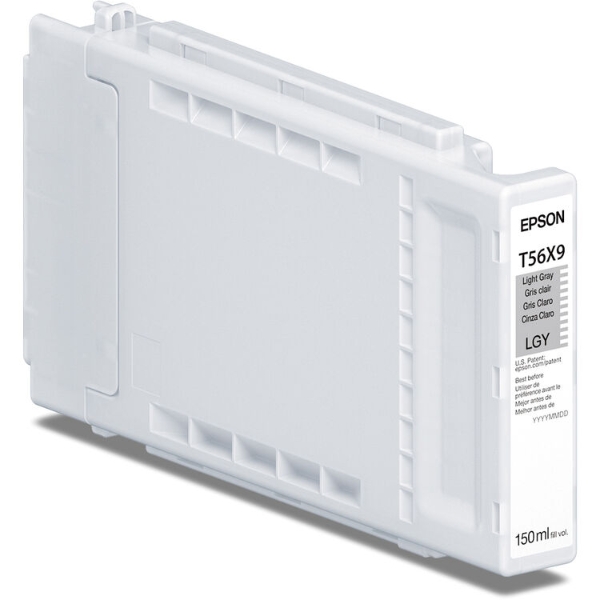 Epson UltraChrome PRO10 56X 150ml Light Gray Ink Cartridge for SureColor P7370, P9370 - T56X920