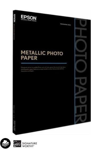 EPSON Metallic Photo Paper Glossy 8.5"x11" - 25 Sheets