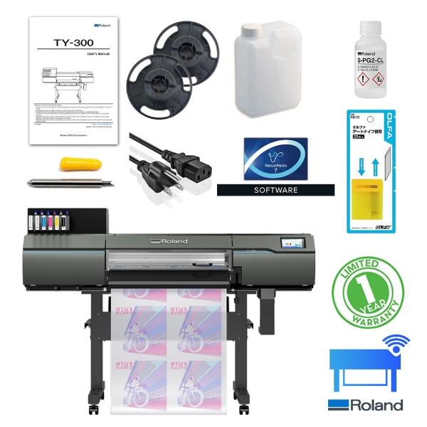 Roland TY-300 30" Direct-To-Film Commercial Printer