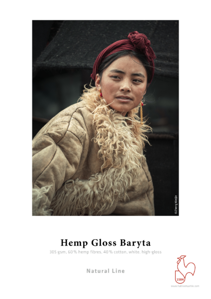 Hahnemühle Hemp Gloss Baryta 305gsm 8.5"x11" 25 Sheets