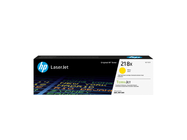 HP 218X (W2182X) High Yield Yellow Original LaserJet Toner for LaserJet Pro 3201, MFP 3301