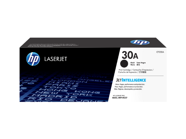 HP 30A Black Original LaserJet Toner Cartridge for M203, MFP M227 - CF230A