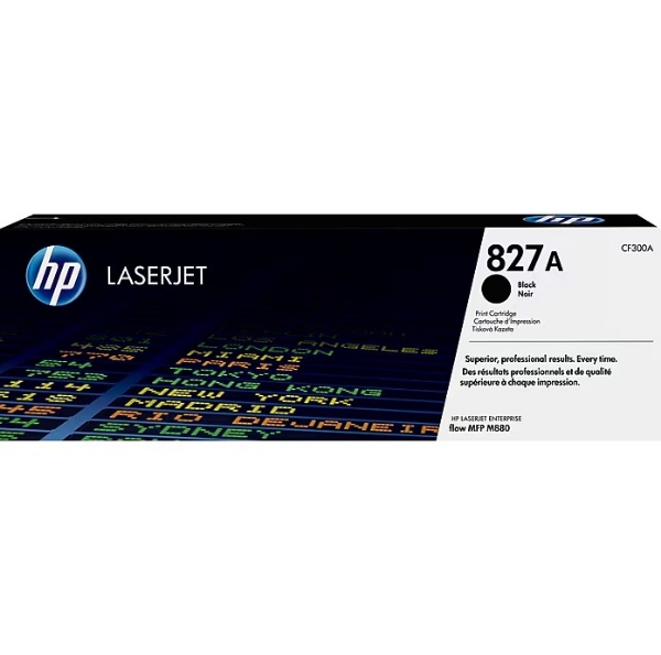 HP 827A Black Original LaserJet Toner Cartridge for LaserJet Enterprise flow MFP M880 - CF300A
