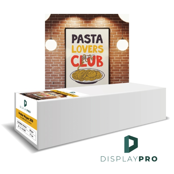 DisplayPRO Poster Paper Satin (ES, Solvent, UV, Latex) 54"x300' Roll 3" Core