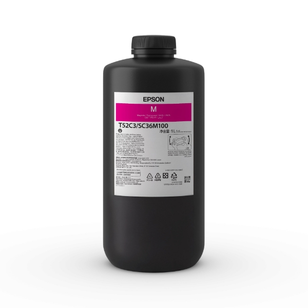 Epson UltraChrome T52C Magenta UV Ink 1L Bottle for SureColor V4000