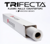 Nekoosa Trifecta Linen Matte White Textured Vinyl with Universal Removable Adhesive 6mil 54"x100' Roll