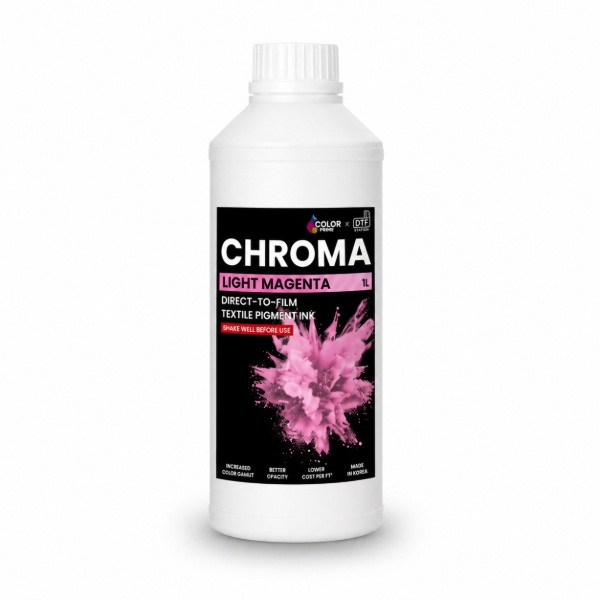 DTF Station Color Prime Chroma DTF Ink - Light Magenta (1 L)
