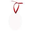 Unisub Aluminum Scalloped Oval Gift Tag Ornaments 2-Sided 4”x3" (0.045" thick) - 50 pieces