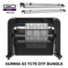 Summa S Class 3 TC75 30" Tangential Knife Vinyl Cutter DTF Bundle