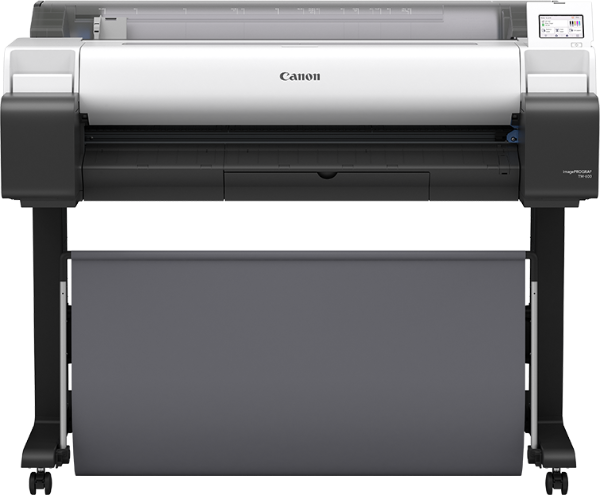 Canon imagePROGRAF TM-600 36" Large Format Printer with Catch Basket front view