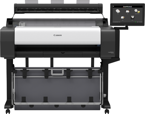Canon imagePROGRAF TX-1300 MFP Z36 36" Large Format Printer with Flat Stacking Basket