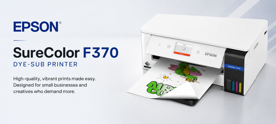 Epson SureColor F370 Explained: 13x19 Dye-Sub, Ink & Cotton Primer